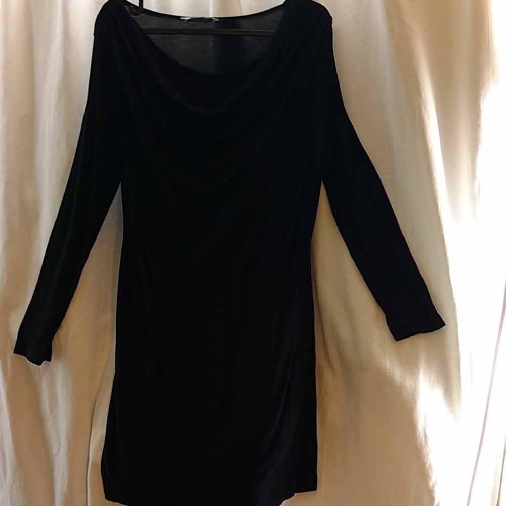 Tu cowl necked jersey dress